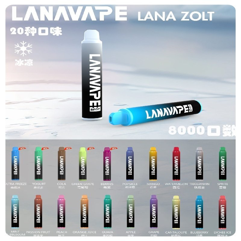 LANA ZOLT8000口拋棄式可充電一次性電子煙【霧化日用款】:圖片 2